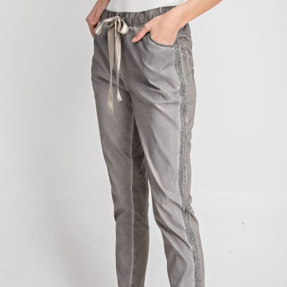 Ash grey ankle joggers - Picture 3 of 6